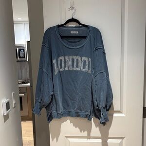 We The Free Blue 'London' Sweatshirt